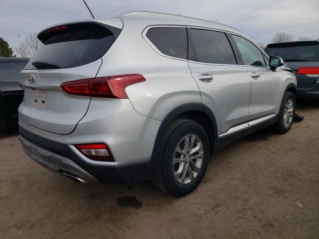 5NMS23AD8KH050346 - 2019 HYUNDAI SANTA FE SE SILVER photo 4