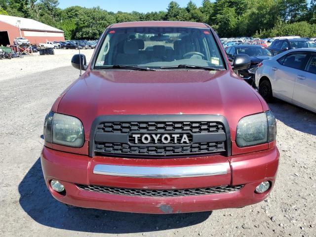 5TBDT44175S475791 - 2005 TOYOTA TUNDRA DOUBLE CAB SR5 BURGUNDY photo 5