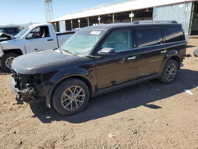 2FMGK5D81EBD24291 - 2014 FORD FLEX LIMITED BROWN photo 1