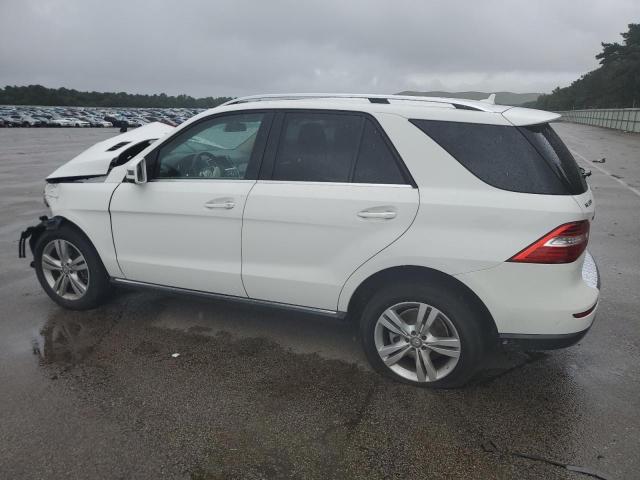 4JGDA5HB3FA478204 - 2015 MERCEDES-BENZ ML 350 4MATIC WHITE photo 2