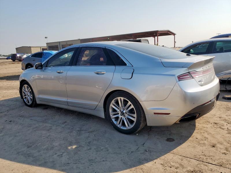 3LN6L2G90GR605482 - 2016 LINCOLN MKZ SILVER photo 2