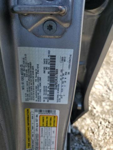 3FA6P0CD9LR178004 - 2020 FORD FUSION SEL SILVER photo 12