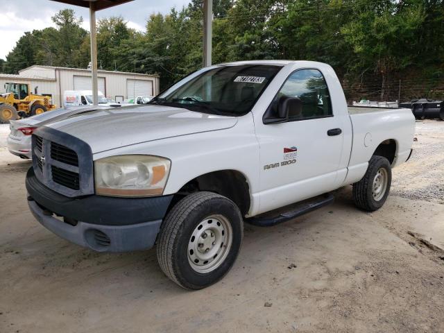 1D7HU16P36J211770 - 2006 DODGE RAM 1500 ST WHITE photo 1