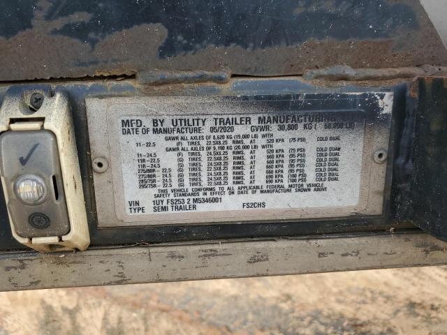 1UYFS2532M5346001 - 2021 UTILITY TRAILER Qara foto 10