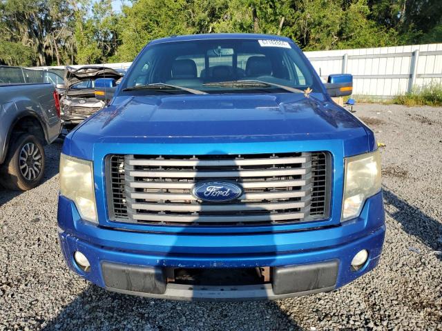 1FTFX1CF3BKD25809 - 2011 FORD F150 SUPER CAB BLUE photo 5