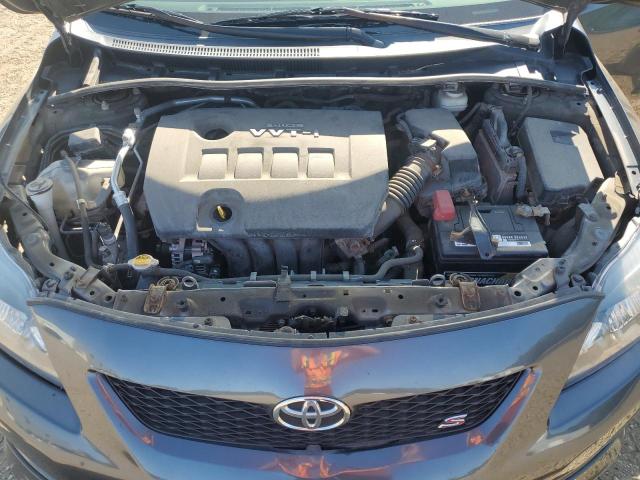 2T1BU40E89C089030 - 2009 TOYOTA COROLLA BASE GRAY photo 11