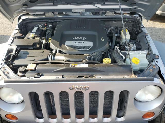 1C4AJWAG7DL635639 - 2013 JEEP WRANGLER SPORT GRAY photo 12