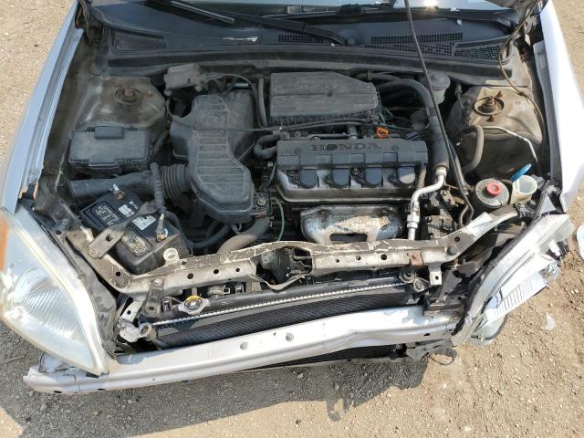 1HGEM225X3L015415 - 2003 HONDA CIVIC LX SILVER photo 11