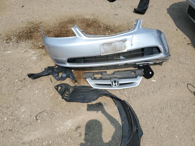 1HGEM225X3L015415 - 2003 HONDA CIVIC LX SILVER photo 12