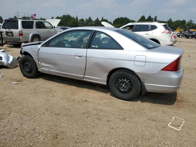 1HGEM225X3L015415 - 2003 HONDA CIVIC LX SILVER photo 2