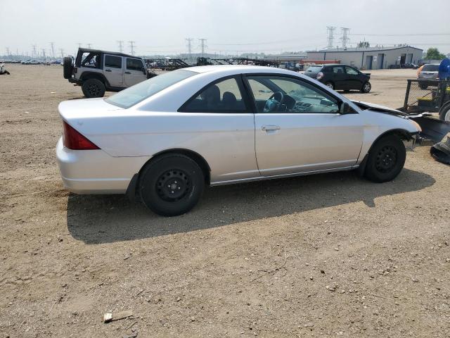 1HGEM225X3L015415 - 2003 HONDA CIVIC LX SILVER photo 3