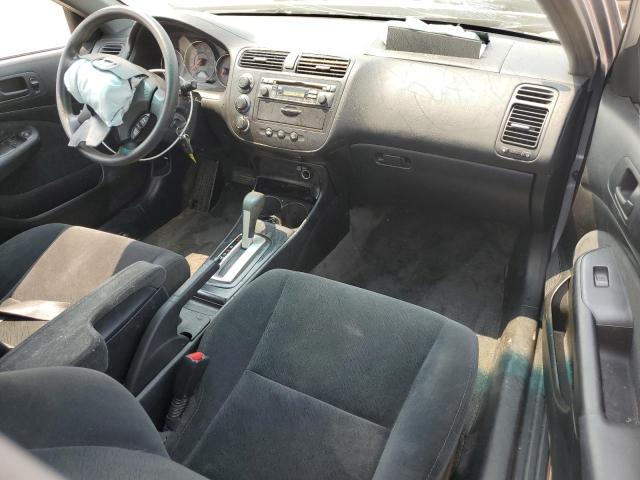 1HGEM225X3L015415 - 2003 HONDA CIVIC LX SILVER photo 8