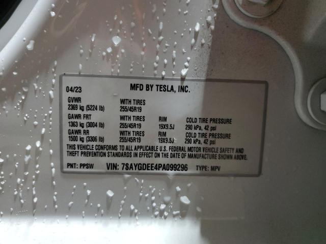 7SAYGDEE4PA099296 - 2023 TESLA MODEL Y Marrón foto 12