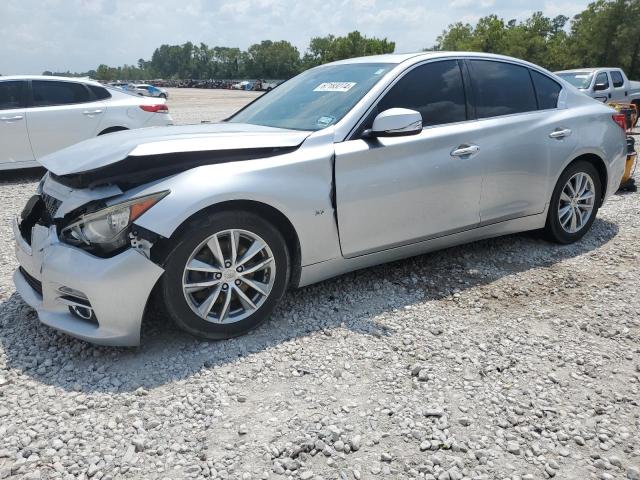 JN1BV7ARXEM690200 - 2014 INFINITI Q50 BASE ვერცხლისფერი ფოტო 1