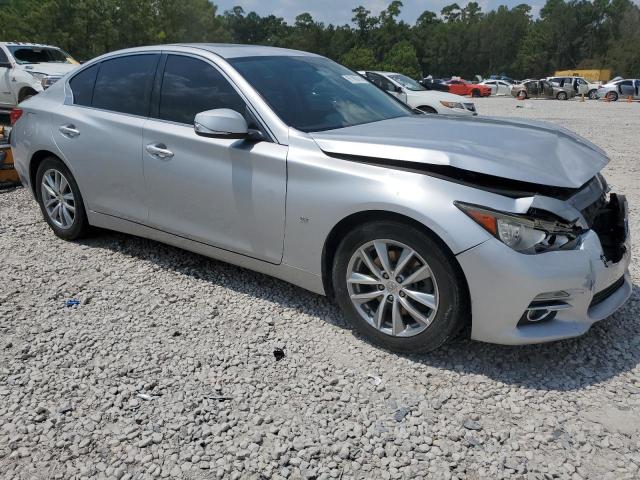 JN1BV7ARXEM690200 - 2014 INFINITI Q50 BASE ვერცხლისფერი ფოტო 4