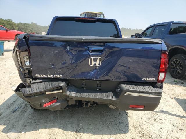 5FPYK3F55HB010254 - 2017 HONDA RIDGELINE RTL ლურჯი ფოტო 6