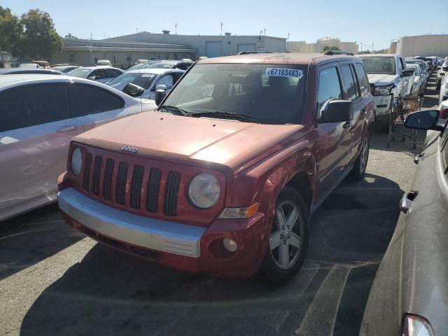 1J4NF4GB6AD510375 - 2010 JEEP PATRIOT LIMITED RED photo 1