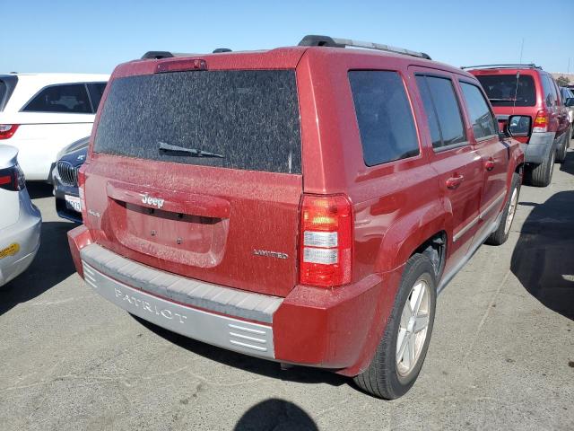 1J4NF4GB6AD510375 - 2010 JEEP PATRIOT LIMITED RED photo 3