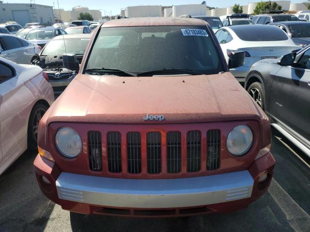 1J4NF4GB6AD510375 - 2010 JEEP PATRIOT LIMITED RED photo 5