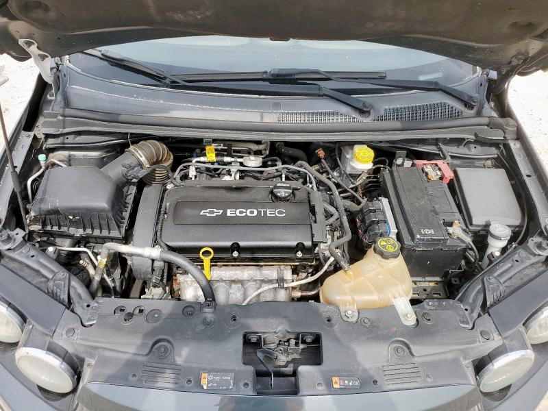 1G1JC6SH2G4156022 - 2016 CHEVROLET SONIC LT GRAY photo 11