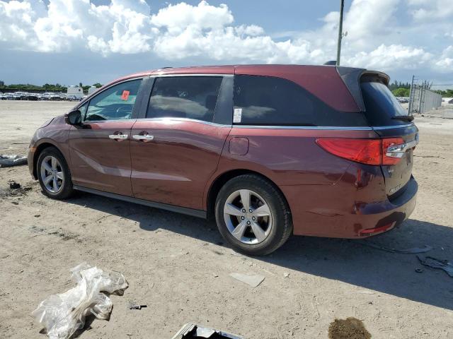 5FNRL6H70KB129542 - 2019 HONDA ODYSSEY EXL BURGUNDY photo 2