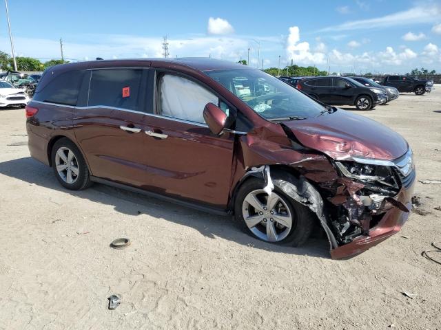 5FNRL6H70KB129542 - 2019 HONDA ODYSSEY EXL BURGUNDY photo 4