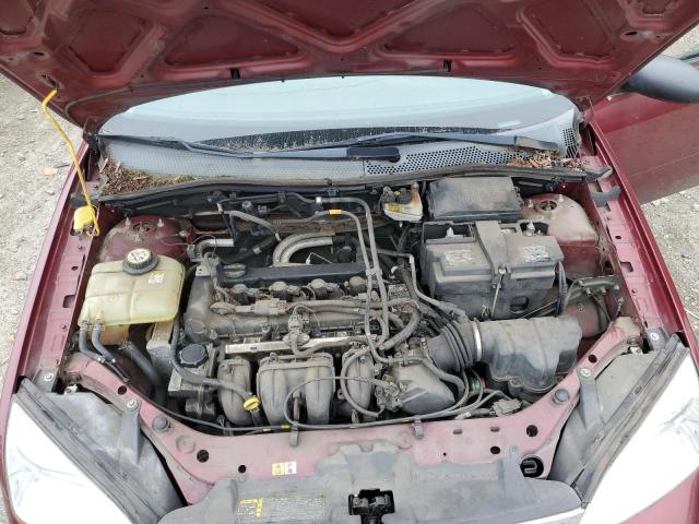 1FAFP31N96W190524 - 2006 FORD FOCUS ZX3 RED photo 11