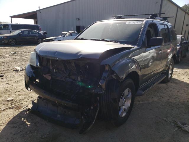 5N1AR18B38C632342 - 2008 NISSAN PATHFINDER S CHARCOAL photo 2