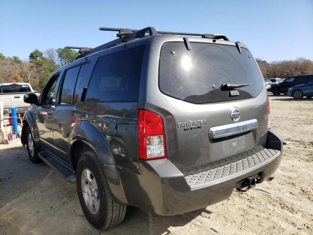 5N1AR18B38C632342 - 2008 NISSAN PATHFINDER S CHARCOAL photo 3