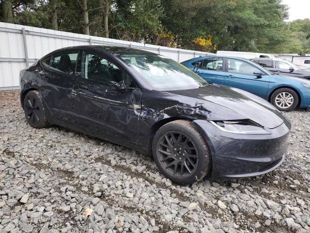 5YJ3E1EB2SF910722 - 2025 TESLA MODEL 3 CHARCOAL photo 4