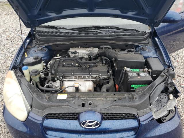KMHCM36C99U134107 - 2009 HYUNDAI ACCENT GS BLUE photo 11