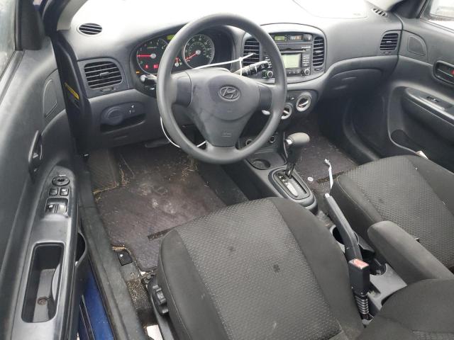 KMHCM36C99U134107 - 2009 HYUNDAI ACCENT GS BLUE photo 8