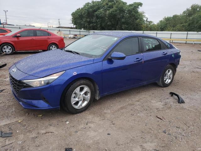 KMHLL4AG0NU368360 - 2022 HYUNDAI ELANTRA SE BLUE photo 1