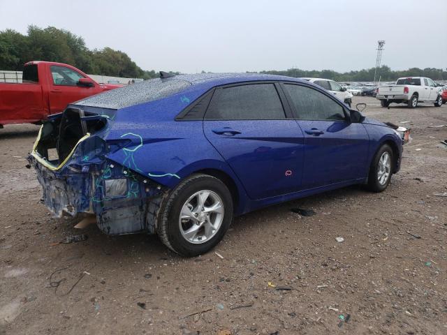 KMHLL4AG0NU368360 - 2022 HYUNDAI ELANTRA SE BLUE photo 3