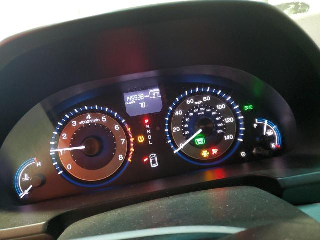 5FNRL5H62CB140240 - 2012 HONDA ODYSSEY EXL GRAY photo 9