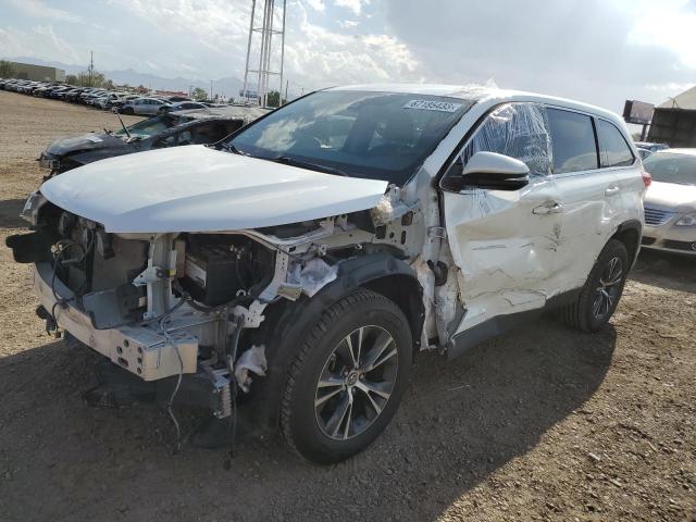 5TDZZRFH6KS312158 - 2019 TOYOTA HIGHLANDER LE WHITE photo 1