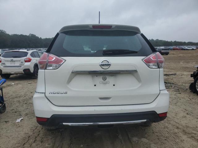 KNMAT2MT3GP694504 - 2016 NISSAN ROGUE S WHITE photo 6