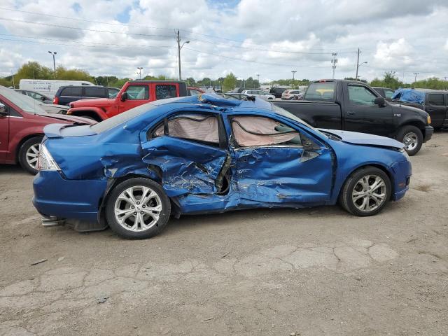 3FAHP0HA4CR289888 - 2012 FORD FUSION SE BLUE photo 3