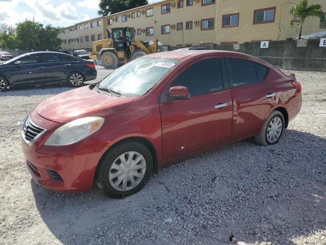 3N1CN7APXDL821279 - 2013 NISSAN VERSA S RED photo 1