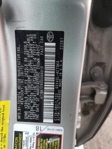 4T1BK1EB0DU066013 - 2013 TOYOTA AVALON BASE 米色 照片 12