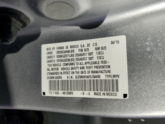 3CZRM3H56FG704490 - 2015 HONDA CR-V EX TWO TONE photo 13