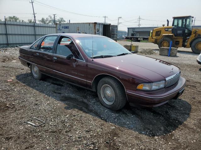 1G1BN53E6MR107403 - 1991 CHEVROLET CAPRICE CLASSIC LTZ BURGUNDY photo 4