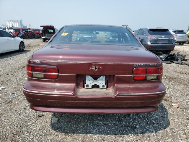 1G1BN53E6MR107403 - 1991 CHEVROLET CAPRICE CLASSIC LTZ BURGUNDY photo 6