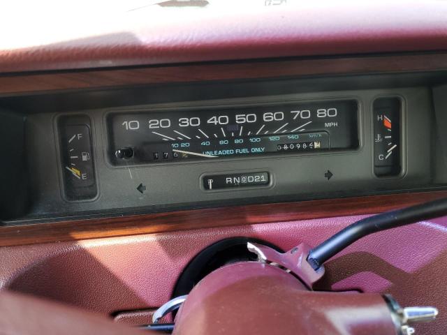 1G1BN53E6MR107403 - 1991 CHEVROLET CAPRICE CLASSIC LTZ BURGUNDY photo 9