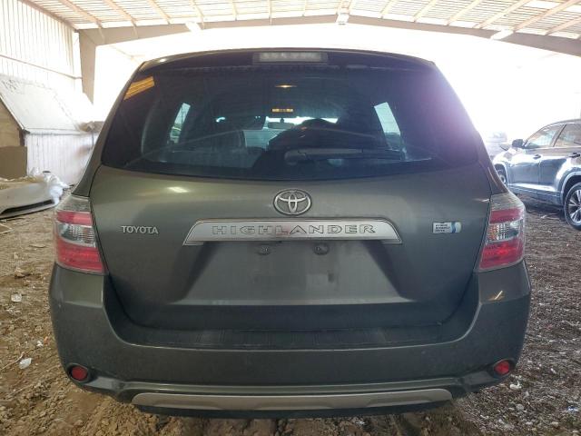 JTEEW41A192030320 - 2009 TOYOTA HIGHLANDER HYBRID GRAY photo 6