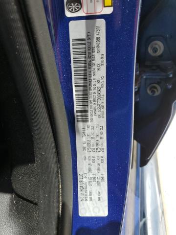 1C6SRFFT5KN849427 - 2019 RAM 1500 BIG HORN/LONE STAR BLUE photo 12