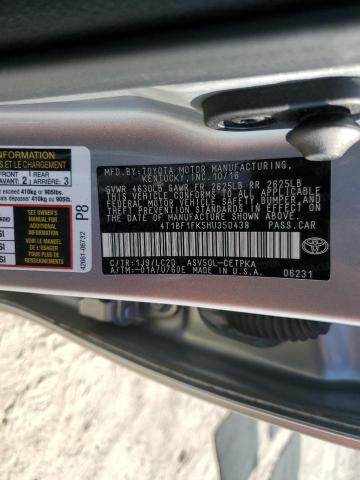 4T1BF1FK5HU350438 - 2017 TOYOTA CAMRY LE SILVER photo 13