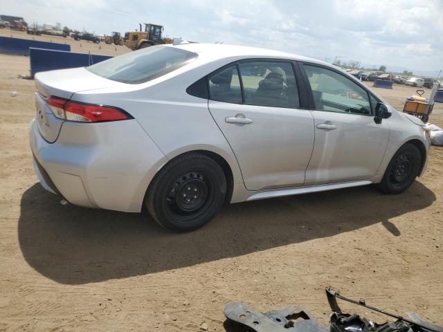 5YFEPMAE9MP230120 - 2021 TOYOTA COROLLA LE ვერცხლისფერი ფოტო 3