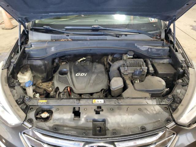 5XYZUDLB9EG204507 - 2014 HYUNDAI SANTA FE S GRAY photo 12