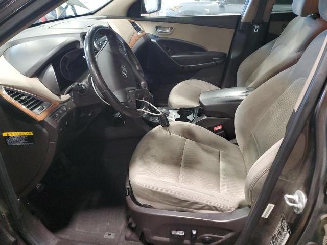 5XYZUDLB9EG204507 - 2014 HYUNDAI SANTA FE S GRAY photo 7